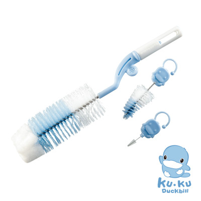 BỘ 3 CỌ RỬA BÌNH SỮA KUKU KU5358