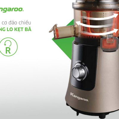 MÁY ÉP TRÁI CÂY KANGAROO KG200SJF (MÁY ÉP CHẬM 665ml - 200W) Hàng Chính Hãng