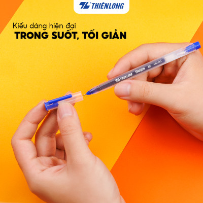 Bút gel Thiên Long mực khô nhanh,nét viết êm mượt Flexgel ngòi 0.5mm phù hợp cho học sinh,sinh viên GEL-042