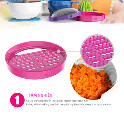 Bộ đồ cho trẻ ăn dặm đa năng Berz 