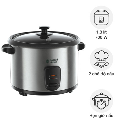 Nồi cơm điện nắp rời Russell Hobbs 1,8 lít 19750-56 Cook Home Hàng chính hãng