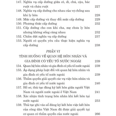 Các tình huống thường gặp trong lĩnh vực hôn nhân và gia đình (bản in 2024)