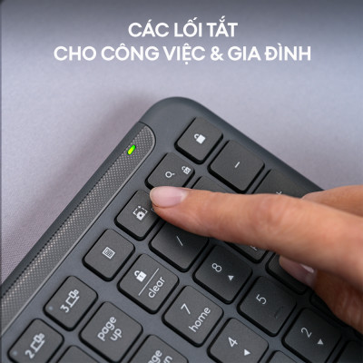 Bàn phím không dây mỏng Logitech Signature K950 - Hàng Chính Hãng