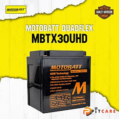 Bình Ắc Quy Motobatt MBTX30UHD 12V 32Ah CCA390 Bảo Hành 9 Tháng Cho Harley CVO Glide BMW