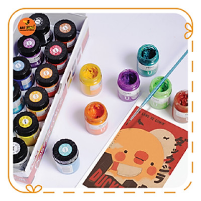 Bộ 12 màu Poster Pentel - Lọ 30ml