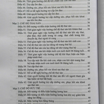Sách Luật Bảo Hiểm Xã Hội năm 2024 – Quy Định Mới về Tiền Lương, Bảo Hiểm Y Tế và Chính Sách Hỗ Trợ Việc Làm - V2570T