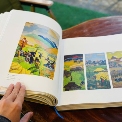 (Bìa cứng - Song ngữ Việt - Anh) NGỌC LINH - HỘI HỌA CỦA MÙA XUÂN - Vi Huyền Linh – Nxb Mỹ Thuật