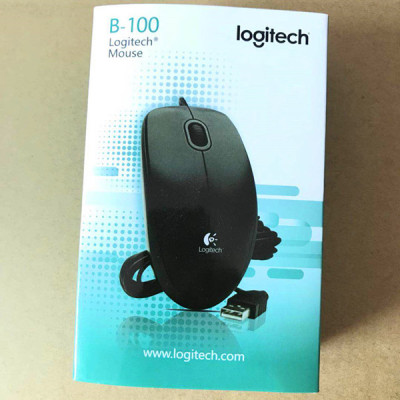 Chuột văn phòng có dây Logitech B100 - Hàng nhập khẩu