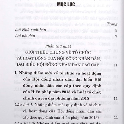 Cẩm Nang Dành Cho Đại Biểu Hội Đồng Nhân Dân Các Cấp