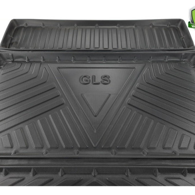 Thảm lót cốp xe ô tô qd Mercedes GLS 2015 - 2019 nhãn hiệu Macsim chất liệu TPV cao cấp màu đen