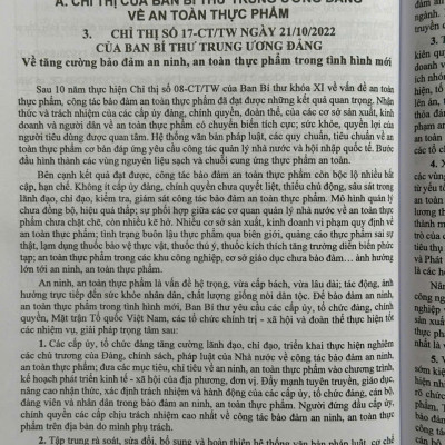 Sách Luật An Toàn Thực Phẩm – Công Tác Thanh Tra Kiểm Tra Bảo Đảm An Toàn Vệ Sinh Thực Phẩm Trong Các Đơn Vị, Doanh Nghiệp, Quán Ăn, Nhà Hàng, Khách Sạn - V2305D
