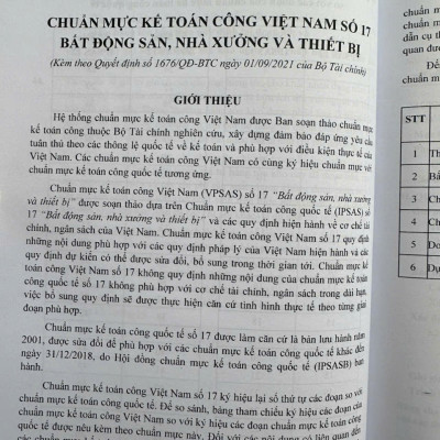 Sách Hệ Thống Chuẩn Mực Kế Toán Công Việt Nam – VPSAS (V2526T)