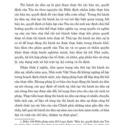 Pháp luật về thủ tục thi hành án dân sự