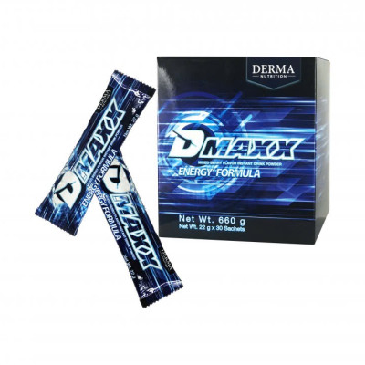 DMAXX thức uống bổ sung vitamin năng lượng có đường DAMODE 26 gói dùng thử màu xanh