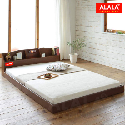 Giường thấp ALALA99 / Miễn phí vận chuyển và lắp đặt tận nơi/ Đổi trả 30 ngày/ Sản phẩm được bảo hành 5 năm từ thương hiệu ALALA/ Chịu lực 700kg