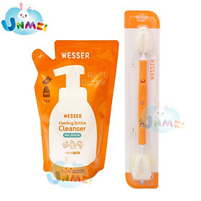 COMBO TÚI + CÂY RỬA BÌNH SỮA ĐA NĂNG WESSER