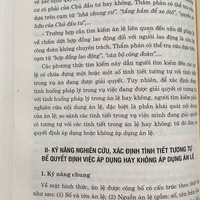 Án Lệ Việt Nam ( Sách chuyên khảo  )