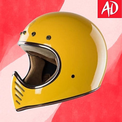 Nón bảo hiểm fullface ROYAL H1 vàng nghệ bóng