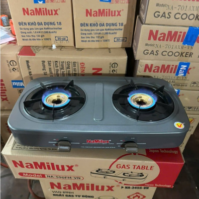Bếp gas đôi để bàn NaMilux NA-590AFM | Hàng Chính Hãng