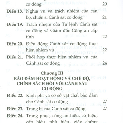Luật Cảnh Sát Cơ Động Năm 2022
