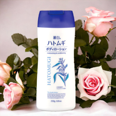 Lotion Dưỡng Thể Ban Đêm Reihaku Hatomugi Body Lotion (Chai 250 G)