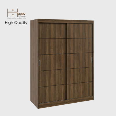 [Happy Home Furniture] RUNI, Tủ treo quần áo -  1m5 x 2m,  150cm x 60cm x 203cm ( DxRxC), TCL_004