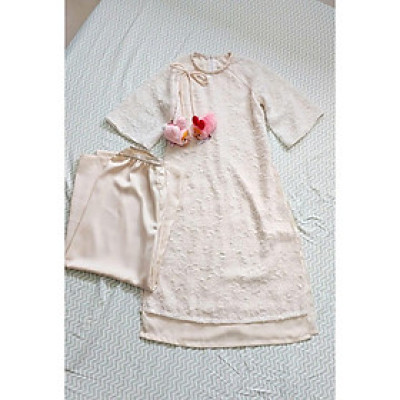 Rập giấy A0 áo dài voan 2 lớp AD45 - nguyên bộ - rập bé