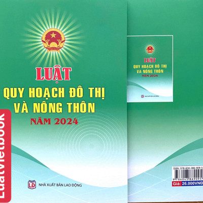Luật Quy Hoạch Đô Thị và Nông Thôn Năm 2024