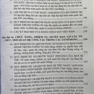 Quy Chế Bầu Cử Đảng Và Các Quy Định Mới Dành Cho Bí Thư Đảng Bộ, Chi Bộ Cơ Sở 