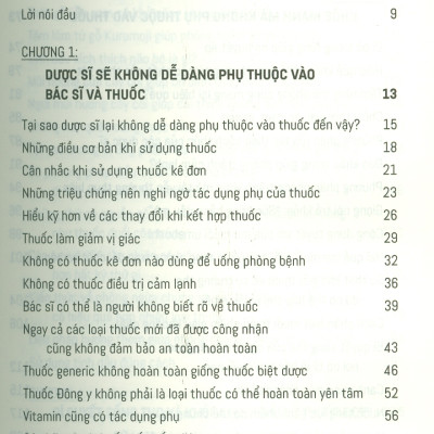 Sống Khoẻ Mạnh Không Phụ Thuộc Vào Thuốc