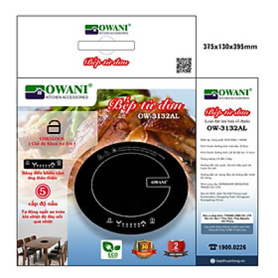 BẾP ĐIỆN TỪ ĐƠN ÂM OW-2628ALL