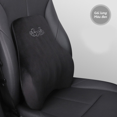 Bộ Gối Tựa Đầu và Tựa Lưng  Cao Su Non Nguyên Khối Cao Cấp Siêu Đàn Hồi Chống Đau Mỏi