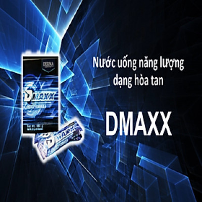 DMAXX thức uống bổ sung vitamin năng lượng có đường DAMODE 5 gói dùng thử màu xanh