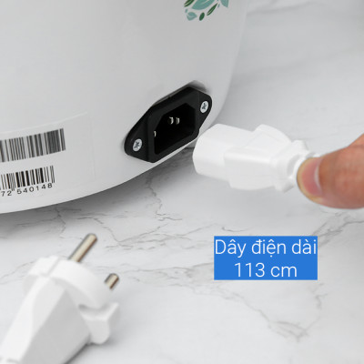 Nồi cơm nắp rời Toshiba RC-18MH1PV(F) 1.8 lít - Lòng nồi hợp kim nhôm chống dính - Hàng chính hãng, Bảo hành 12 tháng