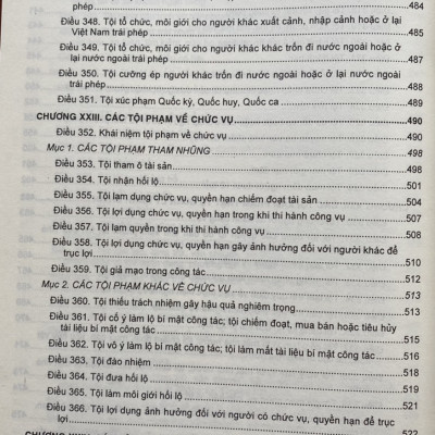 Phương Pháp Định Tội Danh Với 538 Tội Phạm Trong Bộ Luật Hình Sự Năm 2015 Sửa Đổi Đổ Sung Năm 2017