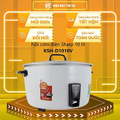 Nồi Cơm Điện Nắp Rời Sharp KSH-D1010V (10L) - Hàng chính hãng