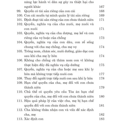 Các tình huống thường gặp trong lĩnh vực hôn nhân và gia đình (bản in 2024)