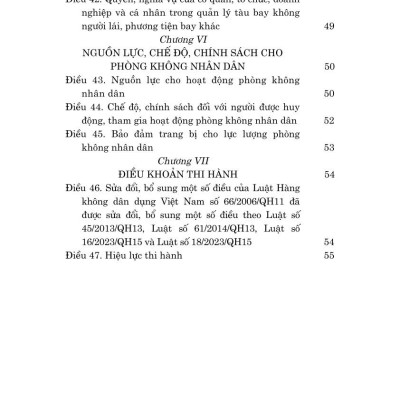 Luật Phòng không nhân dân năm 2024