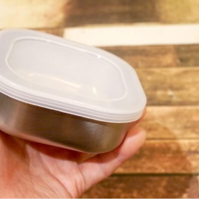 Hộp inox đựng thực phẩm có nắp đậy an toàn Echo - hàng nội địa Nhật Bản (#Made in Japan)