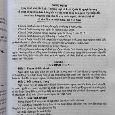 Sách Luật Thương Mại, Luật Quản Lý Ngoại Thương – Hệ Thống Văn Bản Quy Định Hướng Dẫn Chi Tiết Thi Hành - V2590T