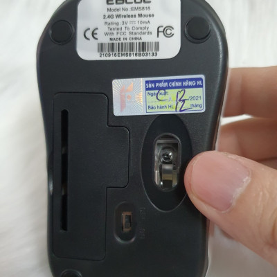 Mouse chuột ko dây Eblue EMS816 1600dpi - Hàng chính hãng