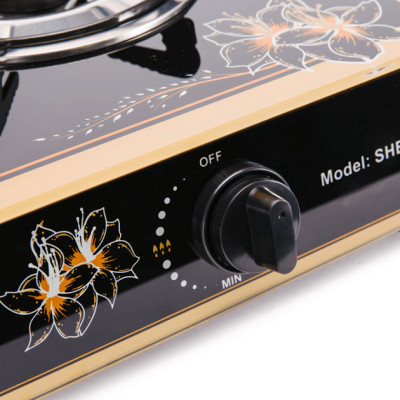 Bếp Gas Dương Đôi Sunhouse SHB3226 - Đen - Hàng chính hãng