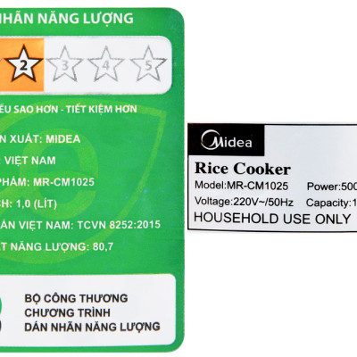 MR-CM1025 - NỒI CƠM ĐIỆN NẮP GÀI MIDEA MR-CM1025 - Hàng chính hãng