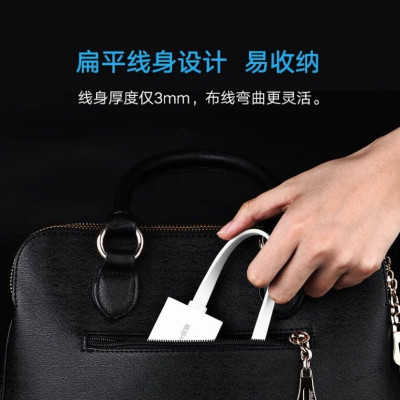 Ugreen UG40247MM103TK Màu Trắng Bộ chuyển HDMI sang VGA dây dẹp kèm cổng âm thanh - HÀNG CHÍNH HÃNG