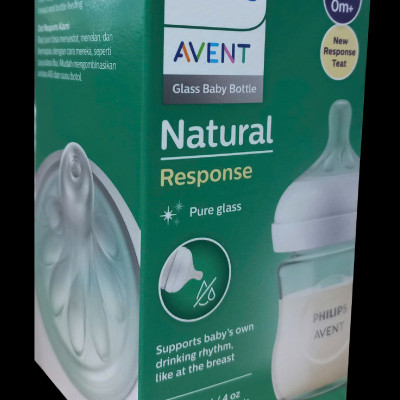 Philips Avent bình sữa thủy tinh mô phỏng tự nhiên mới 120ml bé từ 0 tháng SCY930/01