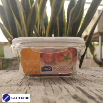 Bộ 3 Thố thủy tinh vuông Lock&Lock LLG214 500ml