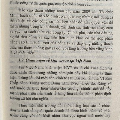 Vấn Đề Tham Nhũng Trong Khu Vực Tư Ở Việt Nam Hiện Nay 