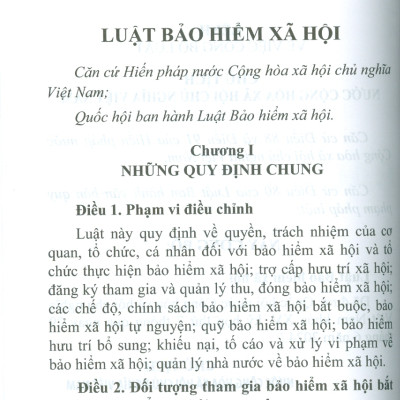 Luật Bảo Hiểm Xã Hội Năm 2024