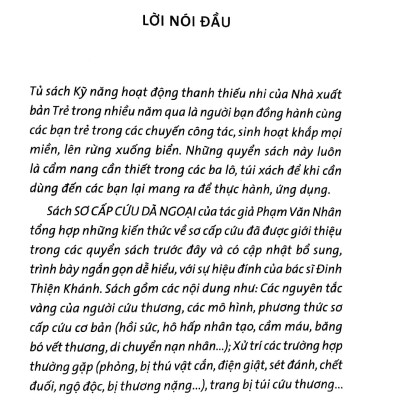 Sơ Cấp Cứu Dã Ngoại (Tái Bản 2022)