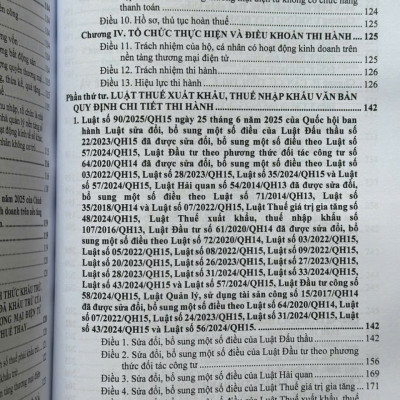 Sách Luật Thuế - Thuế Giá Trị Gia Tăng, Thu Nhập Doanh Nghiệp, Thuế Thu Nhập Cá Nhân (V2619T)